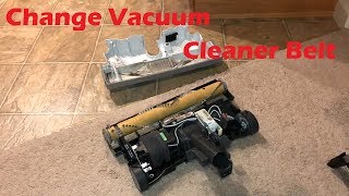 Tutorial Kenmore Canister Vacuum Cleaner Belt Change [upl. by Myrle]