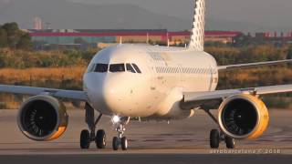 FULL HD Vueling Airlines FIRST A320 NEO BarcelonaEl Prat [upl. by Llertniuq]