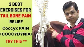 Top 5 Exercises for Coccyx or Tailbone Pain  Pelvic Rehab Doc [upl. by Ahsiret]