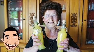 LIMONCELLO RECIPE  Italian Nonna making the Best Limoncello in the World [upl. by Margalo]