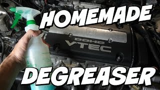 HOW TO MAKE DIY ENGINE DEGREASER amp FOR MOTORCYCLES [upl. by Aisiat]