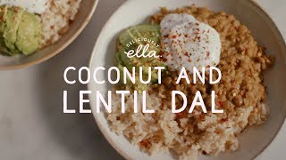 Coconut and Lentil Dal  Deliciously Ella  Vegan [upl. by Lleruj]