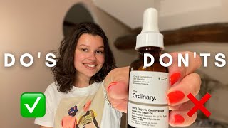 HOW TO PROPERLY USE THE ORDINARY ROSEHIP OIL  Dos and Donts [upl. by Adamek271]