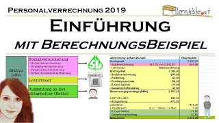 Einführung in die Personalverrechnung mit Berechnungsbeispiel [upl. by Kean]