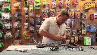 How To Change Your Compound Bow Strings at Home No Bow Press Required [upl. by Rangel]