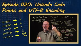 Ep 020 Unicode Code Points and UTF8 Encoding [upl. by Sky988]