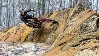 BEST TRAIL EVER Mountain Biking Fitzgerald Mountain in Springdale Arkansas [upl. by Ahsille538]