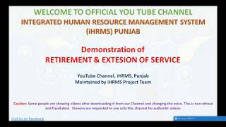 How to Update Retirement and Extension in Service Details [upl. by Oilcareh]