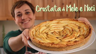 CROSTATA DI MELE E NOCI Ricetta Facile Senza Burro  Fatto in Casa da Benedetta [upl. by Enilegnave176]