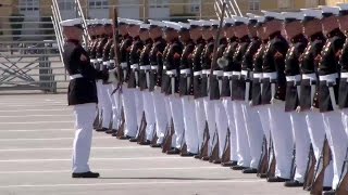 US Marine Corps Silent Drill Platoon [upl. by Dichy256]