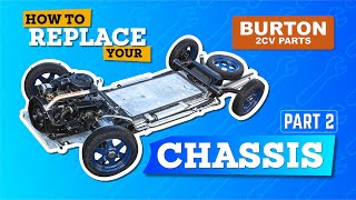 Replace a 2CV Chassis  Part 2 Assembly  BURTON 2CV PARTS [upl. by Akcirret]