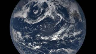 Background video of Earth slowly rotating for 1 Hour [upl. by Werdnael932]