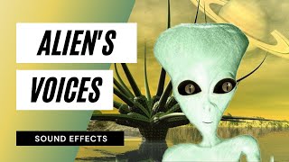 Aliens Voices  Sound Effect  Animation [upl. by Dualc]