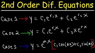 Second Order Linear Differential Equations [upl. by Ji]