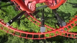 Vampire front seat onride HD POV Walibi Belgium [upl. by Ailehs621]