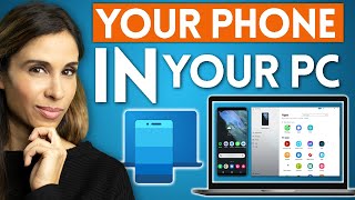How to Mirror Phone on PC to Boost Your Productivity 📲 Your Phone App for Windows 10 [upl. by Thomson911]