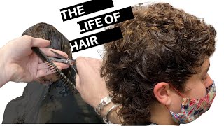 How To Cut A Short Wolf Cut Mullet Hair Cut [upl. by Justinn426]