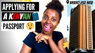 How to ApplyRenew for a Passport in Kenya on ECitizen Step by Step  Expectations at NYAYO HOUSE [upl. by Donielle436]