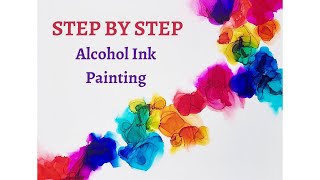 How to Use Alcohol Inks STEP by STEP Tutorial CBF Presents [upl. by Payton269]