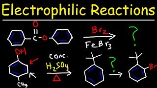 Electrophilic Aromatic Substitution Reactions Made Easy [upl. by Eliam]