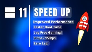 How to Make Windows 11 Faster  Speed Up Windows 11  Optimize Windows 11 for Gaming  2025 [upl. by Eillat]