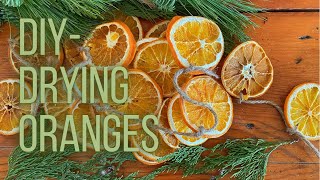 How to Dry Orange Slices  DIY Holiday Decor  PepperHarrow Farm [upl. by Clarke]