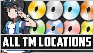 How amp Where to Get  All TM Locations in Pokemon Sun and Moon [upl. by Lianne]