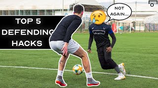 5 BASIC DEFENDING SECRETS  How to improve as a defender in soccer FAST [upl. by Rubi269]