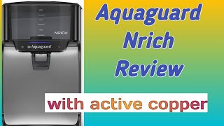 Dr Aquaguard Nrich HD UVMTDS water Filter Review [upl. by Catlee724]