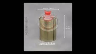 1Ltr Oil Tin Container [upl. by Aehtorod521]