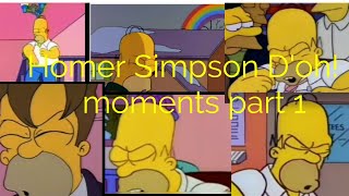 Homer Simpson Dohquot moments part 1 [upl. by Lidah906]