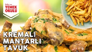 Restoranlardaki Gibi Kremalı Tavuk  Pratik Çıtır Patates Kızartması Tarifi [upl. by Quintin]