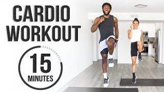 15 Minute High Intensity Cardio Workout With Modifications [upl. by Syman504]