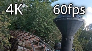 Thunderation front seat onride 4K POV 60fps Silver Dollar City [upl. by Nolava]