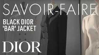 Black Dior Bar Jacket SavoirFaire [upl. by Erich]