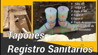 TAPÓN REGISTRO SANITARIO PASO A PASO [upl. by Nepsa]