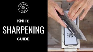 How To Sharpen a Kitchen Knife  Beginners Guide to Knife Sharpening [upl. by Libyc]