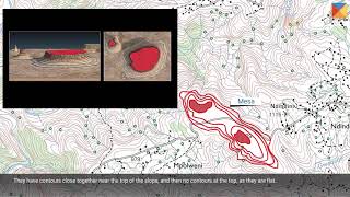 Using contours to identify landforms [upl. by Sibella909]