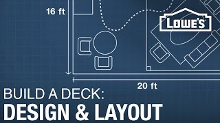 How To Build a Deck  Design amp Layout 1 of 5 [upl. by Yadseut851]