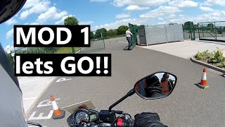 How my Mod 1 went  Motorcycle Mock Test Practice Video [upl. by Laiceps697]