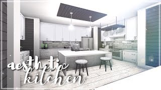 ROBLOX  Bloxburg Aesthetic Kitchen [upl. by Unni227]