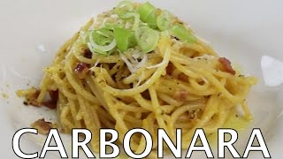 Carbonara Spaghetti Recipe Easy Pasta How To BenjiManTV [upl. by Ainoloppa]