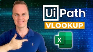 How to do Excel VLOOKUPs in UiPath RPA Full Tutorial [upl. by Sidran286]