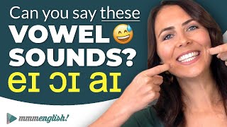 Pronunciation Practice 👄 Difficult Vowel Sounds DIPHTHONGS [upl. by Ramburt]