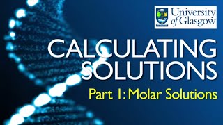 Preparing Solutions  Part 1 Calculating Molar Concentrations [upl. by Forsta]