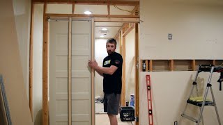 How to Install a Pocket Door [upl. by Adlesirc]