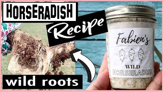 HORSERADISH ROOTS  EASY RECIPE  BEST Sauce  4 Ingredients [upl. by Miranda93]