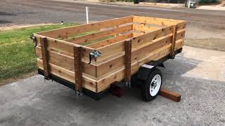 Harbor Freight Utility Trailer Build DIY utilitytrailer [upl. by Cleveland96]