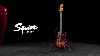 Squier Classic Vibe 60s Precision Bass LRL 3Tone Sunburst  Gear4music demo [upl. by Lacombe]