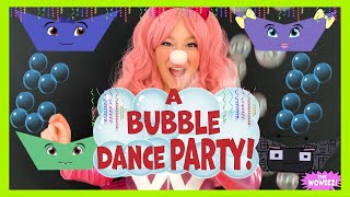 Bubble Dance Party The Woweez Kids Dance Songs Kids Dance Music  Kids Party Songs for Toddlers [upl. by Janerich]